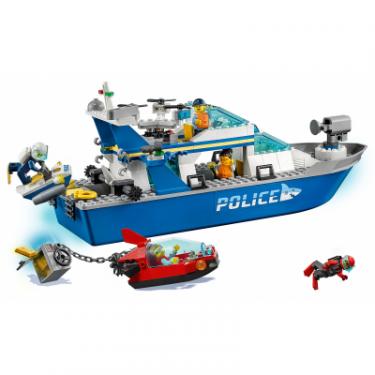 Конструктор LEGO City Police Полицейская патрульная лодка 276 детал Фото 4