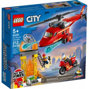Конструктор LEGO City Fire Пожарный спасательный вертолет 212 детал Фото