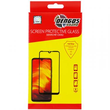 Стекло защитное Dengos Full Glue Samsung Galaxy A02s (А025), Black frame Фото