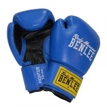 Боксерские перчатки Benlee Fighter 10oz Blue/Black Фото