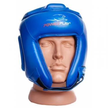 Боксерский шлем PowerPlay 3045 M Blue Фото 1