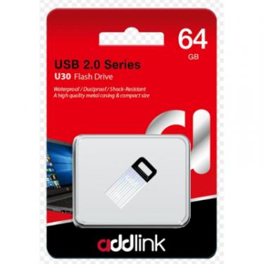 USB флеш накопитель AddLink 64GB U30 Silver USB 2.0 Фото 1
