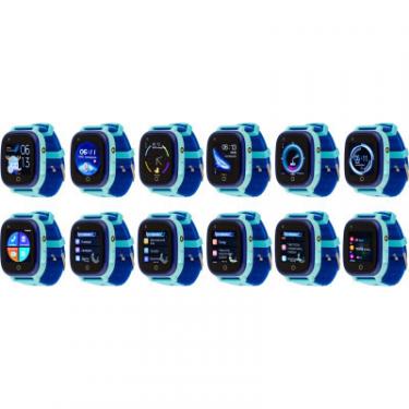 Смарт-часы Amigo GO005 4G WIFI Kids waterproof Thermometer Blue Фото 6