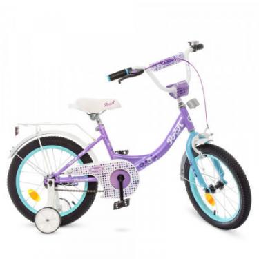 Детский велосипед Profi 16" Princess Сиреневый/Мятный Фото