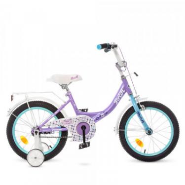 Детский велосипед Profi 16" Princess Сиреневый/Мятный Фото 1