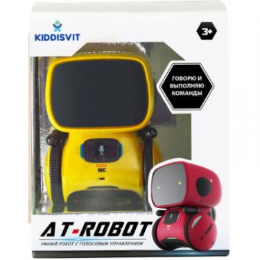 Интерактивная игрушка AT-Robot робот с голосовым управлением желтый,укр Фото 1