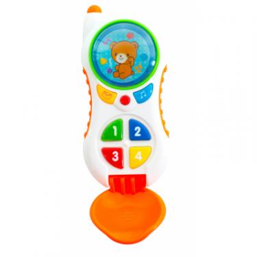 Развивающая игрушка Baby Team Телефон музыкальный маленький Фото 1