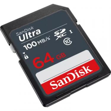 Карта памяти SanDisk 64GB SDXC class 10 UHS-1 Фото 1