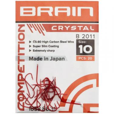 Крючок Brain fishing Crystal B2011 12 (20 шт/уп) Red Фото 1