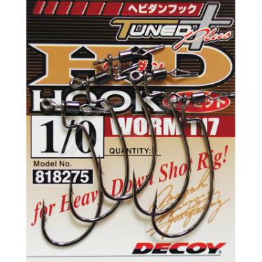 Крючок Decoy Worm117 HD Hook Offset 02 (5 шт/уп) Фото 1