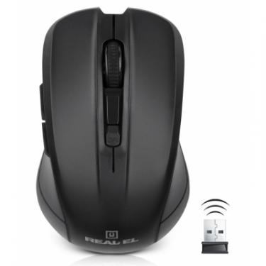 Мышка REAL-EL RM-307 Wireless Black Фото 5