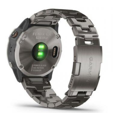 Смарт-часы Garmin fenix 6X Pro Solar, Titanium with vented titanium Фото 4