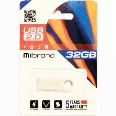 USB флеш накопитель Mibrand 32GB Puma Silver USB 2.0 Фото 1