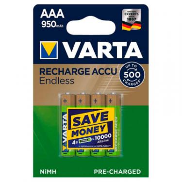 Аккумулятор Varta AAA Rechargeable Accu Endless 950mAh * 4 Фото