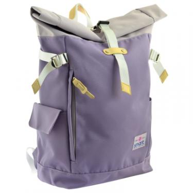Рюкзак школьный Smart Roll-top T-69 Lavender Фото 4