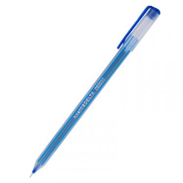 Ручка масляная Delta by Axent Синяя 0.7 мм Прозрачный корпус Фото