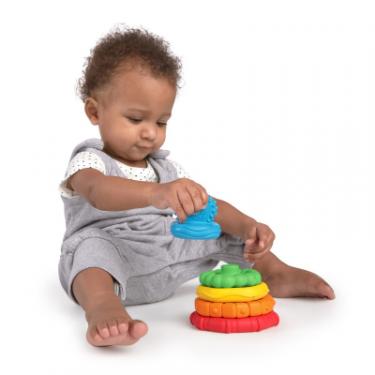 Развивающая игрушка Baby Einstein пирамидка Stack Teethe Фото 3