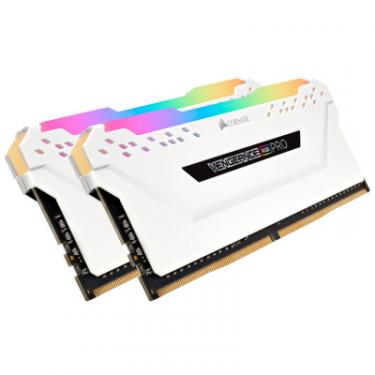 Модуль памяти для компьютера Corsair DDR4 16GB (2x8GB) 3600 MHz Vengeance RGB Pro White Фото 3