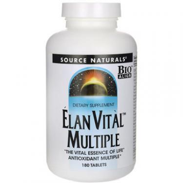 Мультивитамин Source Naturals Мультивитамины, Elan Vital Multiple, 180 таблеток Фото