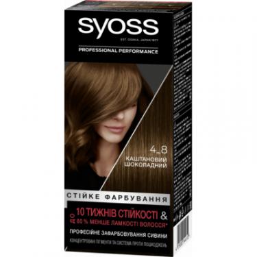 Краска для волос Syoss 4-8 Каштановый шоколадный 115 мл Фото