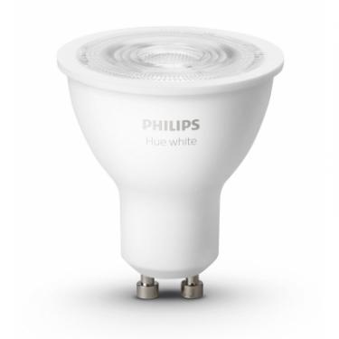Умная лампочка Philips Hue GU10, White, BT, DIM Фото 1