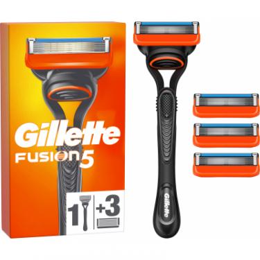 Бритва Gillette Fusion5 з 4 змінними картриджами Фото