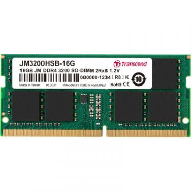 Модуль памяти для ноутбука Transcend SoDIMM DDR4 16GB 3200 MHz Фото