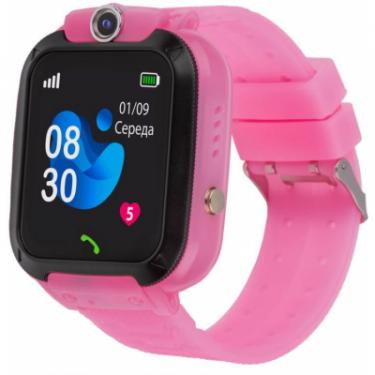 Смарт-часы Amigo GO007 FLEXI GPS Pink Фото
