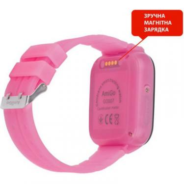 Смарт-часы Amigo GO007 FLEXI GPS Pink Фото 2