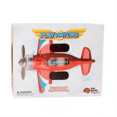 Развивающая игрушка Fat Brain Toys самолет Крутись пропеллер Playviator красный Фото 4
