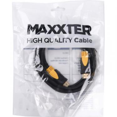 Кабель мультимедийный Maxxter HDMI to HDMI 1.0m V2.0 Фото 1