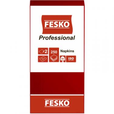 Салфетки столовые Fesko Professional 33х33 см 2 слоя красные 250 шт. Фото