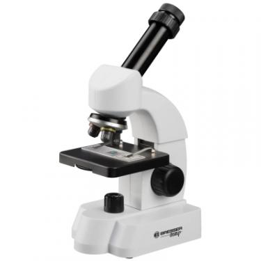 Микроскоп Bresser Junior 40x-640x + набір для дослідів і адаптер для Фото 1