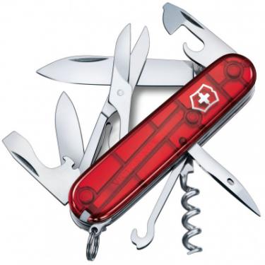 Нож Victorinox Climber Transparent Red Blister Фото