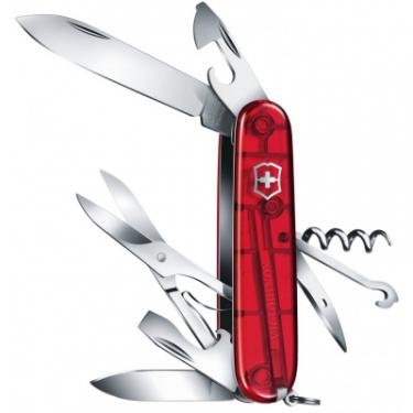 Нож Victorinox Climber Transparent Red Blister Фото 1