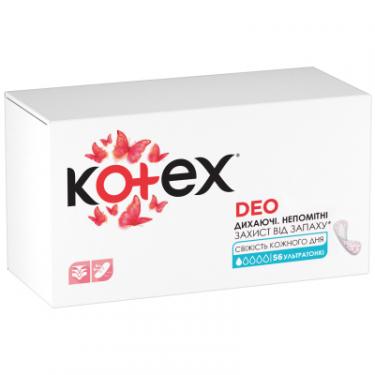 Ежедневные прокладки Kotex Ultraslim Deo 56 шт. Фото 1