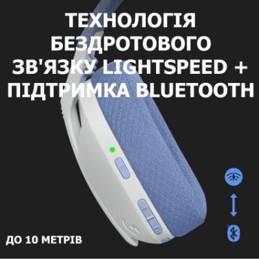 Наушники Logitech G435 Lightspeed Wireless Gaming Headset White Фото 1