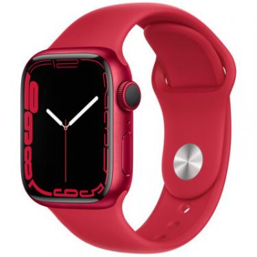 Смарт-часы Apple Watch Series 7 GPS 41mm (PRODUCT) Red Aluminium Ca Фото