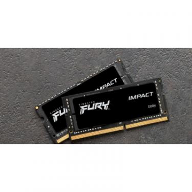 Модуль памяти для ноутбука Kingston Fury (ex.HyperX) SoDIMM DDR4 32GB (2x16GB) 3200 MHz Impact Фото 1