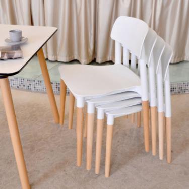 Кухонный стул Concepto Square білий Фото 3