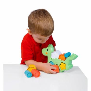 Развивающая игрушка Chicco сортер 2 в 1 Eco+ Динозавр, що балансує Фото 5
