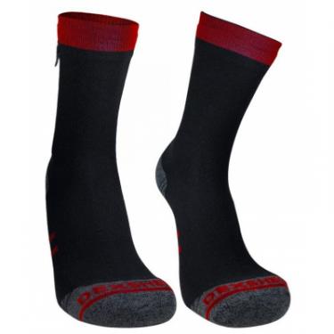 Водонепроницаемые носки Dexshell Running Lite XL Black/Red Фото