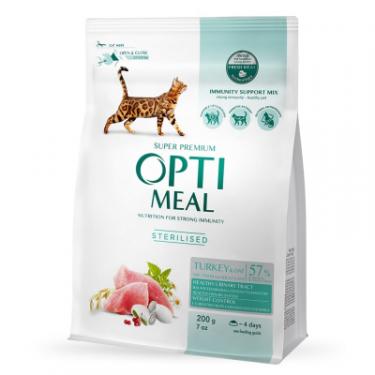 Сухой корм для кошек Optimeal для стерилізованих/кастрованих індичка та овес 20 Фото