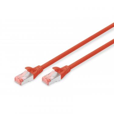 Патч-корд Digitus 3м, CAT 6 S-FTP, AWG 27/7, LSZH, red Фото
