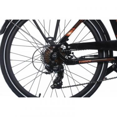 Электровелосипед Trinx E-Bike Sella 2.0 24" рама-17" Black-Brown-Yellow Фото 2