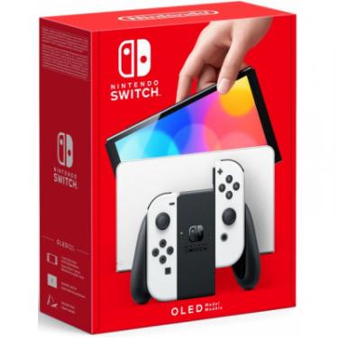 Игровая консоль Nintendo Switch OLED (біла) Фото 3