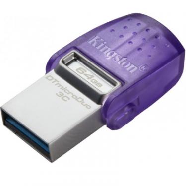 USB флеш накопитель Kingston 64GB DataTraveler microDuo 3C USB 3.2/Type C Фото 1