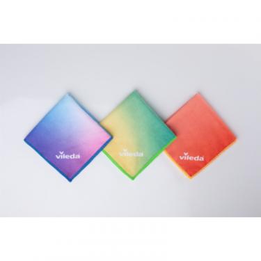 Салфетки для уборки Vileda Microfibre Colors Design 3 шт. Фото 1