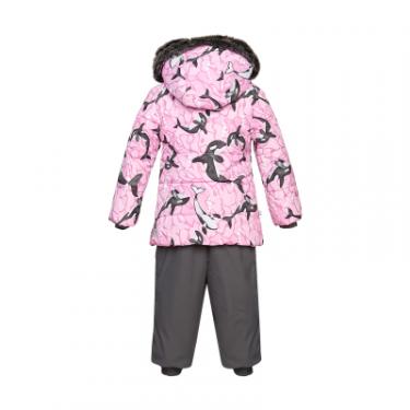 Комплект верхней одежды Huppa BELINDA 1 45090130 світло-рожевий з принтом/сірий Фото 1