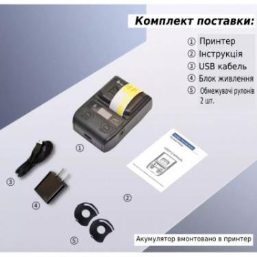Принтер этикеток UKRMARK AT 10EW USB, Bluetooth, NFC, black Фото 4